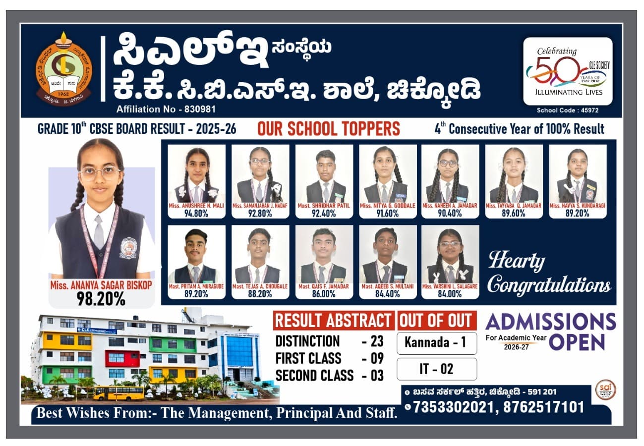 100% Success in Class 10 CBSE Board Exams (2025–26)
